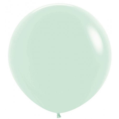 90cm Matte Pastel Green Latex Balloons