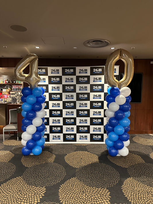 1.5 Meter Air Balloon Column With 86cm Megaloon Foil Each