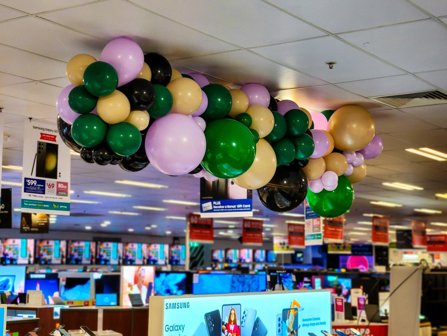 Balloon Garland Sydney - 3 Meter (Ceiling Setup)