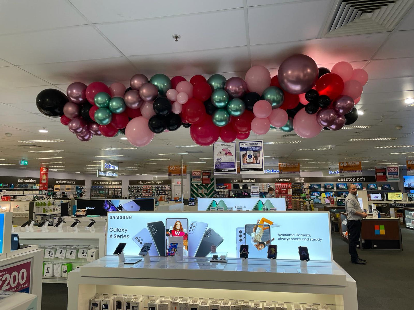 Balloon Garland Sydney - 3 Meter (Ceiling Setup)