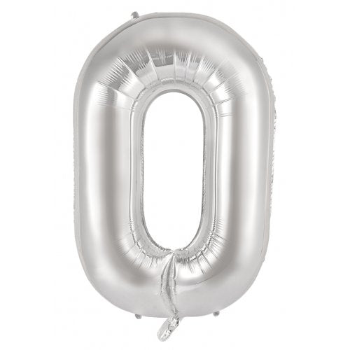 Letter O Foil Balloon 86cm - Silver