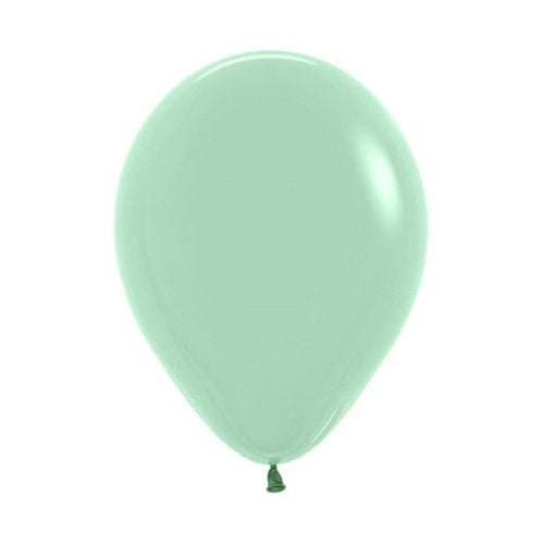 12cm (5 Inch) Pastel Dusk Green Tea Latex Balloons