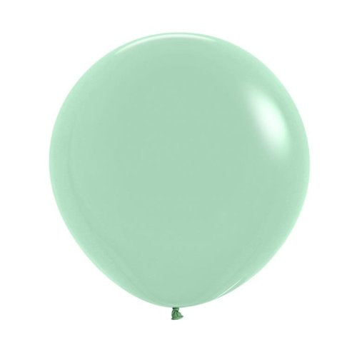 60cm Pastel Dusk Green Tea Latex Balloons