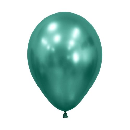 12cm (5 Inch) Reflex Aurora Green Latex Balloons