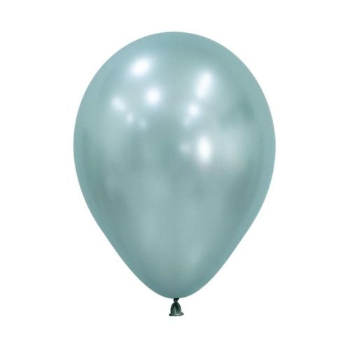 30cm (11 Inch) Silk Cool Mint Latex Balloons