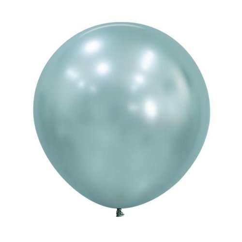 60cm Silk Cool Mint Latex Balloons